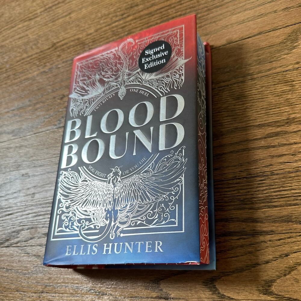 Waterstone Signed Exclusive Edition Blood Bound Ellis Hunter Hardcover